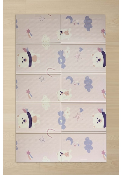 Pembe Ayı Masalı Katlanabilir Çocuk Oyun Matı 200 x 130 x 1 CM