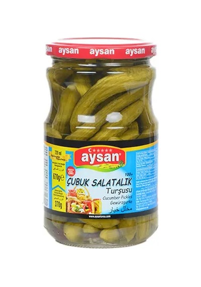 5 Adet Aysan Çubuk Turşu 670 G