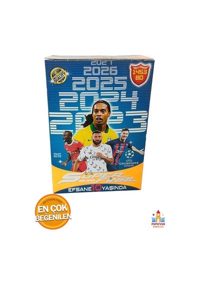 Süper Final 10.yıl Premium Futbol Kartları 50li - Toplam 100 Adet - Yeni Sezon