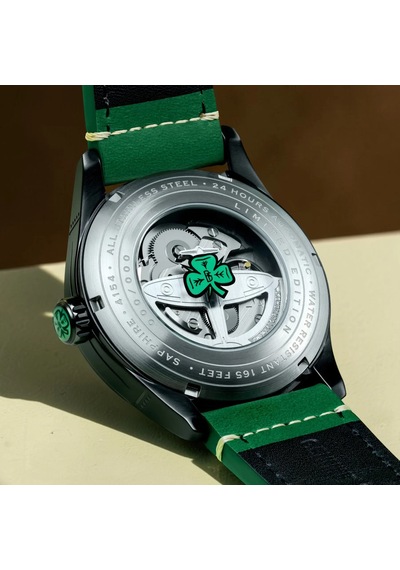 Avı-8 Spitfire Av-4154-01 Smith 24 Hour Paddy Limited Edition Otomatik Erkek Kol Saati Siyah