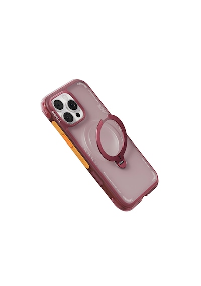 Torras Apple iPhone Uyumlu 16 Pro Max O Stand Spin Air Serisi Magsafe Kılıf Kırmızı