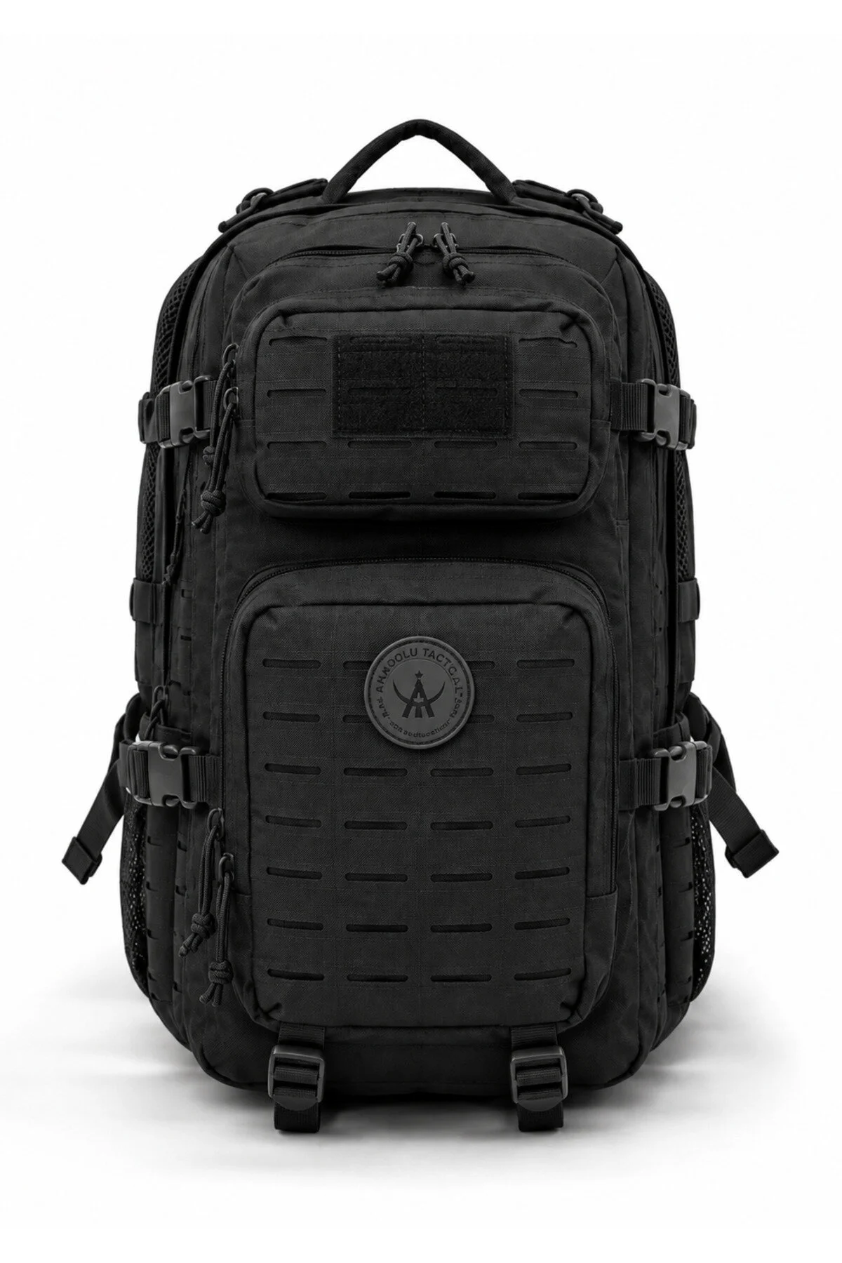Anadolu Tactical 45l Taktik Sırt Çantası Haki Geniş Hacimli Çok Bölmeli Askeri Kamp Outdoor Çantası Siyah