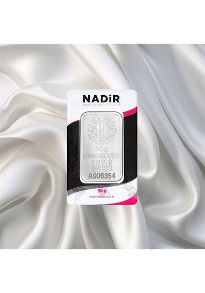 Leva Gold 50 Gr Nadir Gümüş Külçe