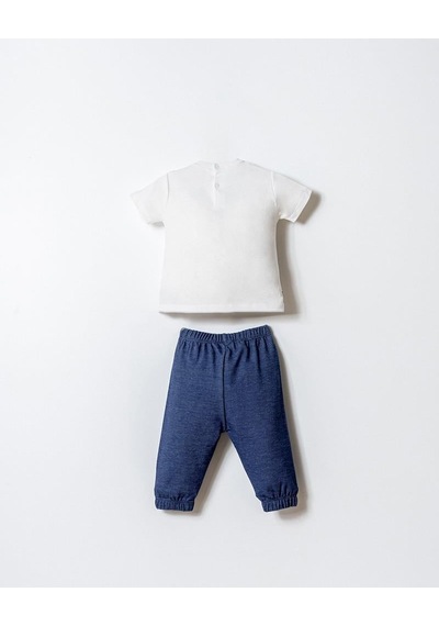 U.S. Polo Assn. Erkek Bebek 2 Li T-şhirt Takım Beyaz-2259 beyaz