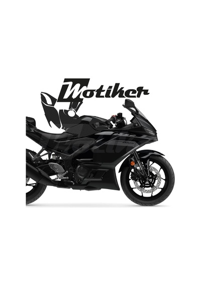 Yamaha Yzf R25 - R3 / 2019 - 2025 Model Depo Mat Karbon Tasarım Sticker Etiket Modeli