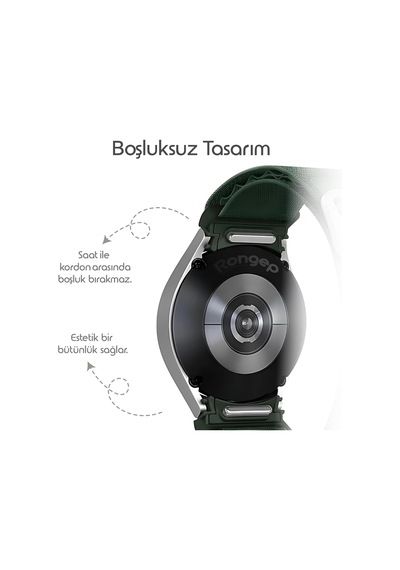 Lexroo Yeni Nesil Bağlantı Alpine Loop 20mm Kordon Samsung Uyumlu İle Uy