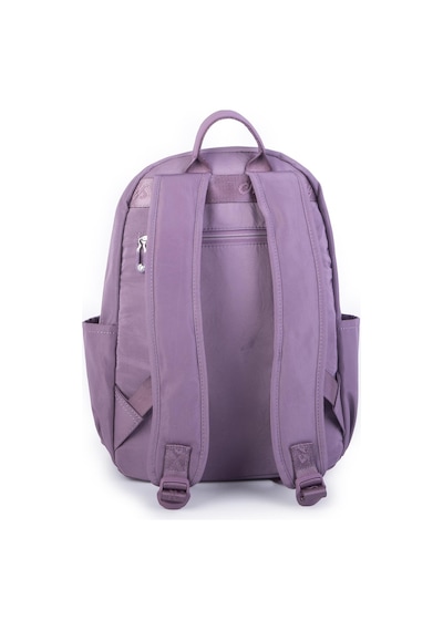 Nas Bag Unisex Büyük Boy Su Geçirmez Çok Gözlü Extra Hafif Sportif Sırt Çantası Mor