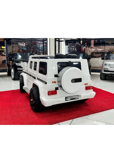 Poyraz Akülü Brabus 12v Akülü Araba 0-6yaş Özel Plaka Beyaz