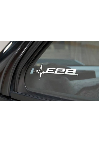 E53 E61 E63 E64 Kelebek Cam Sticker Etiket Yapıştırma 2 Ad