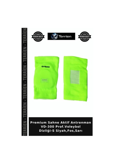 Premium Sahne Aktif Antrenman Vd-300 Prof.voleybol Dizliği-s Siyah,fos,sarı Çok Renkli