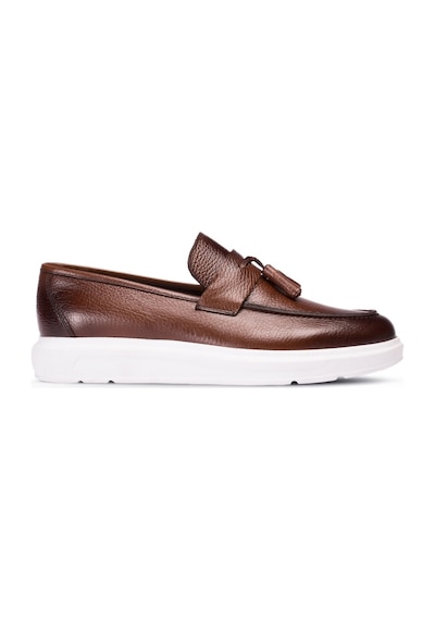 Deery Hakiki Deri Taba Rengi Comfort Erkek Loafer Taba