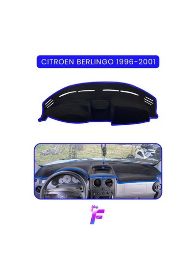 Cıtroen Berlingo 1996-2001 Uyumlu Torpido Örtüsü Çatlama Ve Isıya Karşı Tam Koruma Ta41
