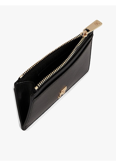 Tommy Hilfiger Th Icon Long Cc Holder Kadın Siyah Kartlık - Aw0aw17735