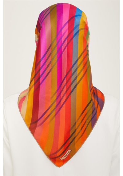 Armine Twill İpek Eşarp 24ya9107 01 - Desenli