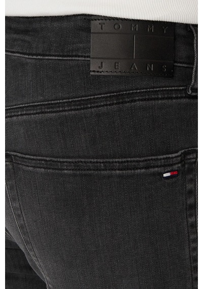 Tommy Jeans Pamuklu Slim Fit Normal Bel Jeans Erkek Kot Pantolon Dm0dm23449 1bz Siyah