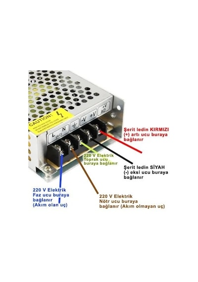 Cata 5 Metre Ct-4481 10 Çip Şerit Led İç Mekan Günışığı