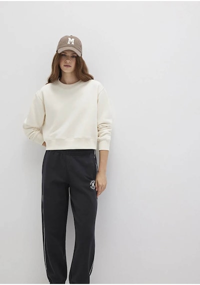 Mavi Bisiklet Yaka Ekru Kadın Sweatshirt M1s10387-70049 Ekru