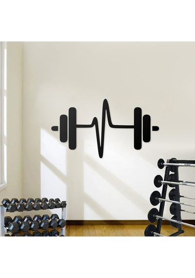 Dekoratif Metal Duvar Tablosu Fitness Gym Ve Spor Salonlarına Özel Tasarım