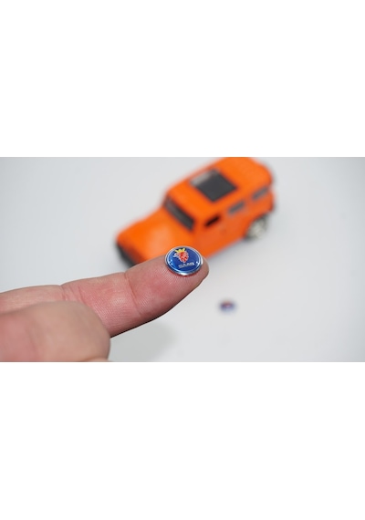 Saab Oto Anahtar 3M Metal Alaşım Logo 2Li Set