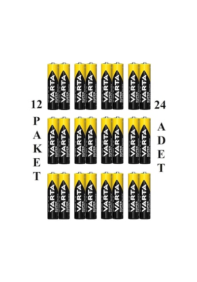 Varta Heavy Duty Aaa 12'li Paket İnce Pil - Ağır Hizmet Pili