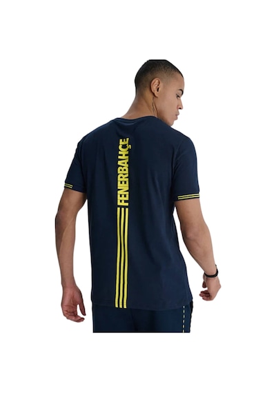 Fenerium Fenerbahçe Erkek Tribün Sırt Detaylı T-shirt Uv+bileklik Kutu Lacivert