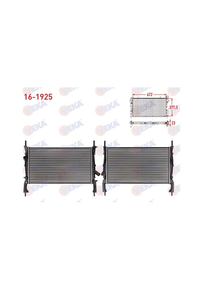 Ford Transit V347 Kisa Sase 2.2 Tdci M-t Ac- 2006-2009 Su Radyatoru Mekanik
