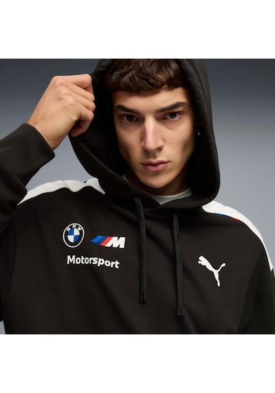 Puma Bmw M Motorsport Replıca Drıvers Erkek Geniş Kesim Sweatshırt 713722 01 Siyah