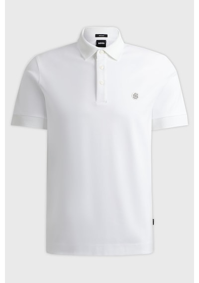 Boss Erkek Polo Yaka T Shirt 50520297 100 Beyaz