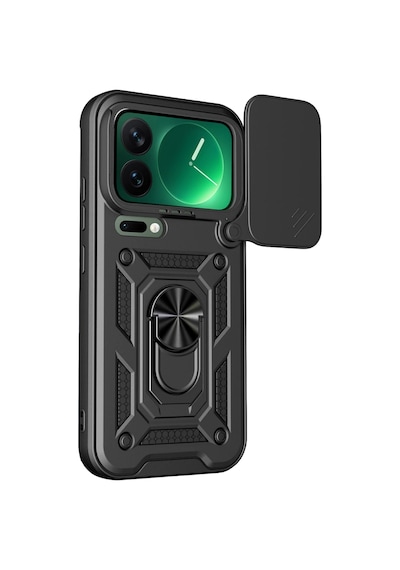 Newface Xiaomi Mi 17 Pro Max Pars Lens Yüzüklü Silikon - Siyah