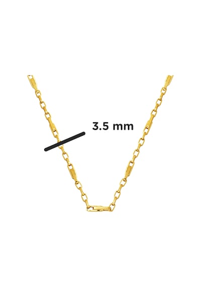 Halkalı Ataç Zincir Kolye 14 Ayar Altın 50 Cm.