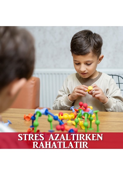 Thinkmaster Vakum Molekül 25 Parça Yapı Taşları Fidget Duyusal Eğitici Oyuncak