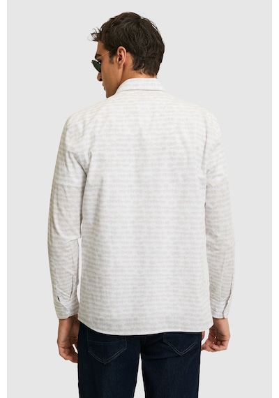 U.s. Polo Assn. Erkek Bej Gömlek Desenli 50324655-vr011