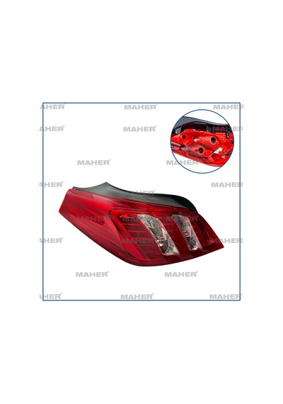 Bzt Peugeot 508 2011-2013 Stop Lambası Sol Duysuz 6350ll