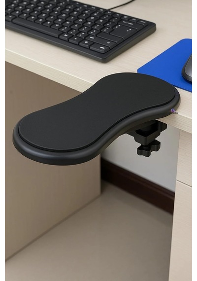 Ayarlanabilir Masa Sandalye Kol Dirsek Dayama Pedi Desteği Aparatı Klavye Mouse