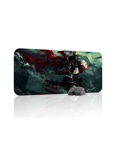 Azur Lane Kaymaz Dikişli Kauçuk Oyuncu Mousepad V1 - 70x30 Xl Gaming Mouse Pad Fare Altlığı