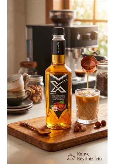 Aromaxi Fındık Aromalı Kahve Şurubu 700 Ml - Latte, Cappuccino Ve Soğuk Kahveler İçin Diğer