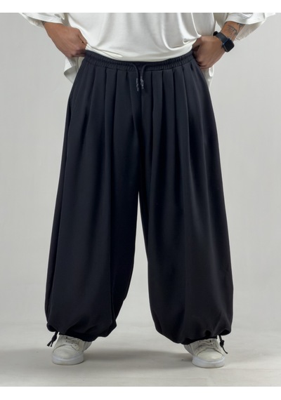 Cocopelli Süper Oversize Siyah Erkek Jogger Pantolon Coc3233