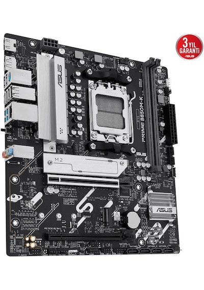 Asus Prime B850m-k Am5 Ddr5 Ses Glan Dp-hdmı Sata3 Usb3.2 Matx Anakart