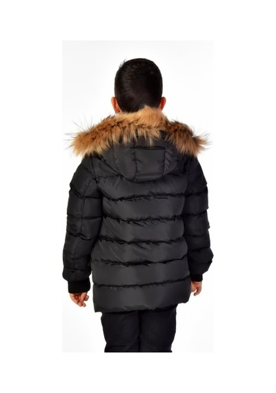 Benitto Kids Benittokids Natürel Kürklü Erkek Çocuk Şişme Mont 51246