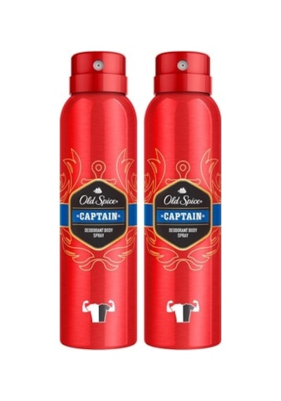 Old Spice Captain Erkek Sprey Deodorant 150 ML x 2