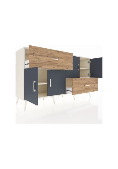 Hyperion Konsol 3 Raflı 2 Çekmeceli 4 Kapaklı 176x44x99 Aytaşı-an Aytaşı-antrasit/çam Hyperion Konsol 3 Raflı 2 Çekmeceli 4 Kapaklı 176x44x99 Aytaşı-an Aytaşı-antrasit/çam