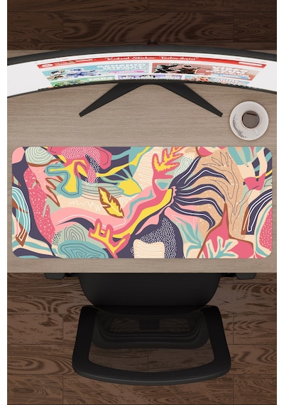 Kumaş Kaymaz Dikişli Kauçuk Oyuncu Mousepad V4 - 70x30 Xl Gaming Mouse Pad Fare Altlığı