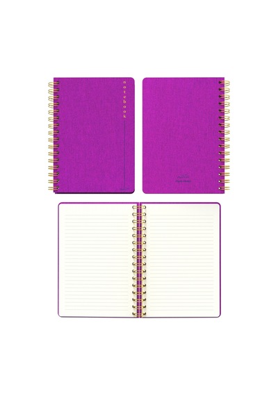 Melimelek Çizgili Defter Pembe Bez Ciltli - Ceyda Düvenci Pembe