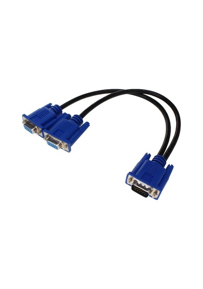 Vga Y Kablo Vga Splitter Kablo 2 Li Vga Çoklayıcı Kablo 15Pin Vga