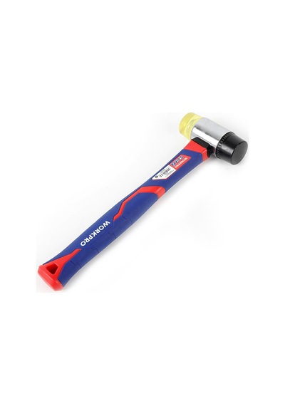 Workpro Wp241036 40mm Fiberglas Saplı Çift Başlı Hassas Lastik Çekiç