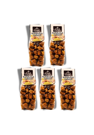 Tam Buğdaylı Kepekli Bol Çekirdekli Galeta - 6 Adet X 180 Gr