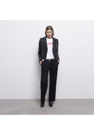 The Kooples Kadın Baskılı Beyaz T-shırt