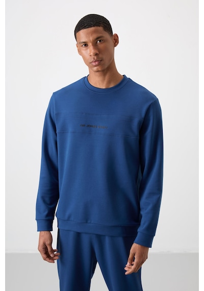 Tommy Life Parlament Pamuklu Kalın Yumuşak Dokulu Comfort Fit Baskılı Erkek Eşofman Takım - 85253 Mavi Tommy Life Parlament Pamuklu Kalın Yumuşak Dokulu Comfort Fit Baskılı Erkek Eşofman Takım - 85253 Mavi