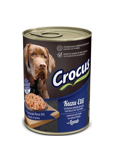 Crocus - 479 - Yetışkın Köpek Kuzu Etlı Yaş Mama - Csmo-tex - 400 Gr