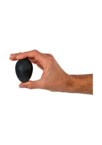 Egzersiz Topu Siyah 5. Seviye Çok Sertsqueeze Egg Silikon El